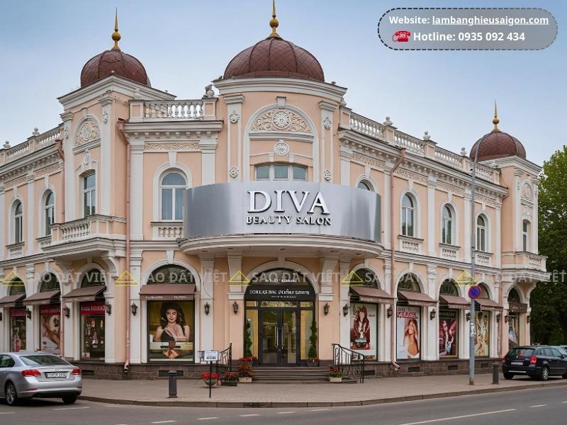 Biển quảng cáo nền alu cho thẩm mỹ viện sang trọng