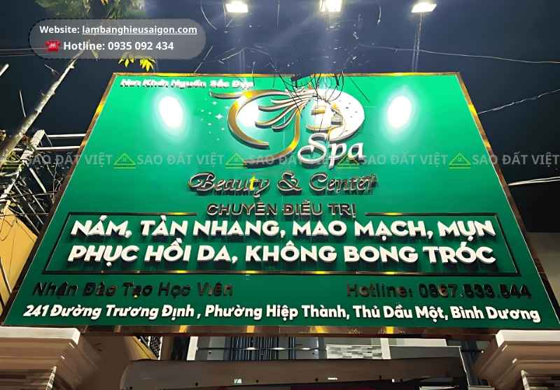 Bảng hiệu thẩm mỹ viện