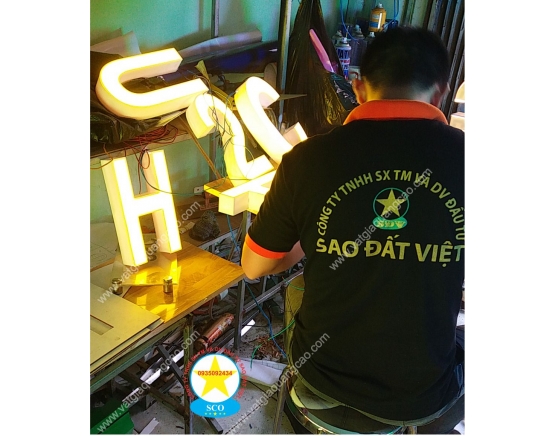 Gia công chữ nổi F02