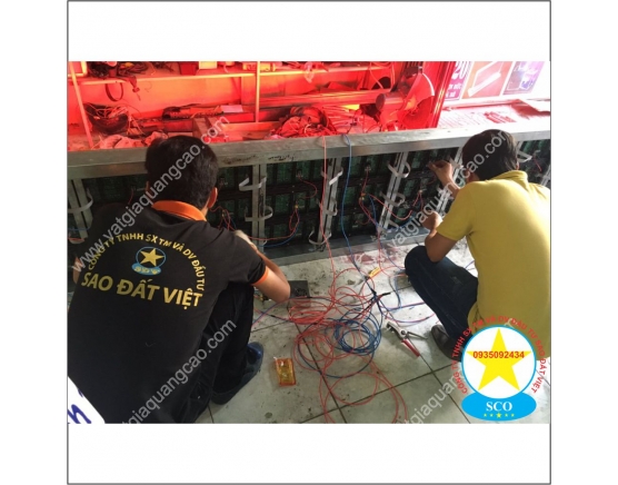 Bảng led ma trận DMT07 làm bảng led các loại hiển thị hình ảnh và nội dung