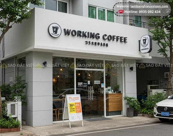 Làm Biển Quảng Cáo Alu Quán Cafe Độc Đáo - Hút Khách Nhất