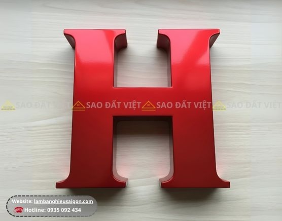 Chữ Nổi Alu Bóng